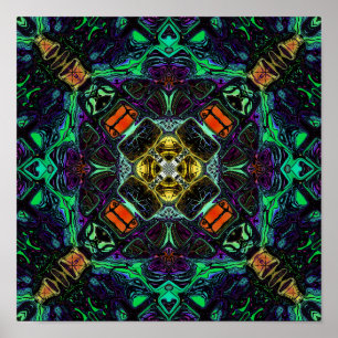 Kaleidoscope of Colors Poster