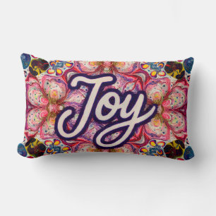 Kaleidoscope of Joy – Colorful Floral Art Pillow
