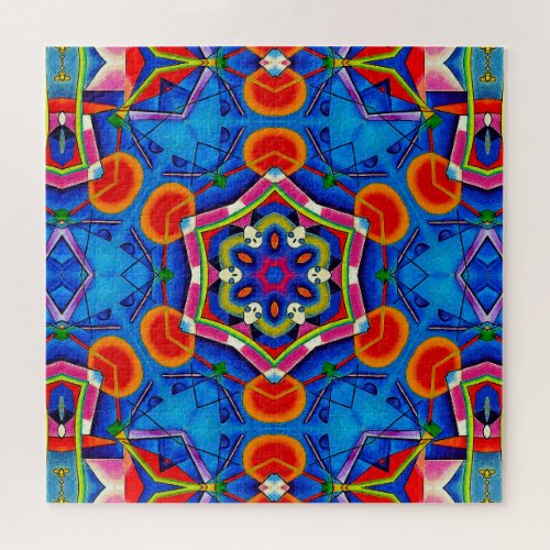  Kalidoscope peinture  lâhuile multicolore Jigsaw Puzzle