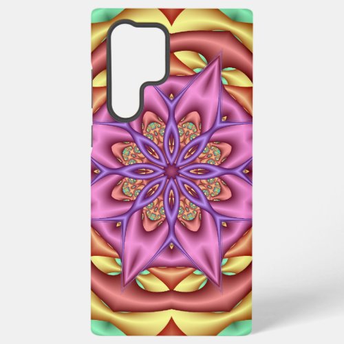 Kaleidoscope Phone case w Fantasy Flower
