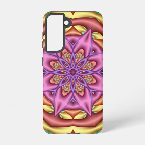 Kaleidoscope Phone case w Fantasy Flower