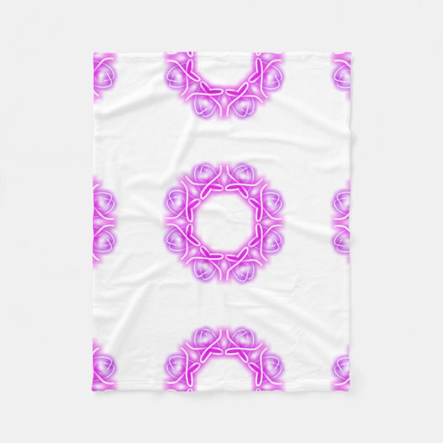 Kaleidoscope Prints  Fleece Blanket (Front)