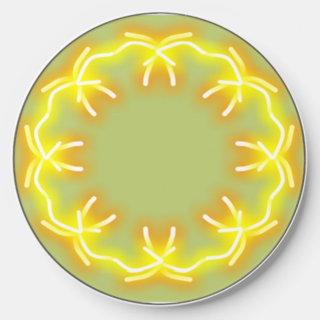 Kaleidoscope Prints  Wireless Charger (Front)