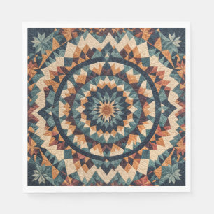 Kaleidoscope Quilt Pattern Napkins