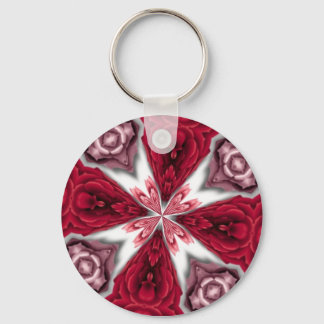 Kaleidoscope Rose Keychain