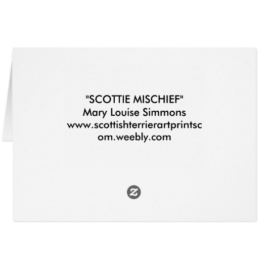 KALEIDOSCOPE SCOTTIES CARDS (Back Horizontal)