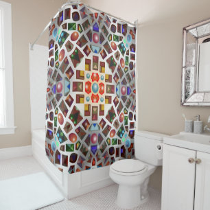Kaleidoscope Shower Curtain