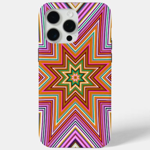 Kaleidoscope Stripes iPhone 15 Pro Max Case