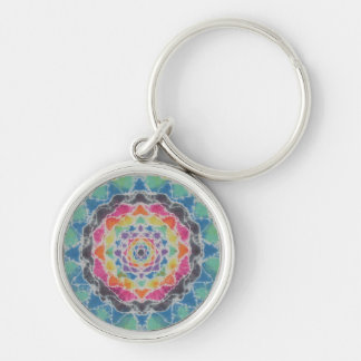 Kaleidoscope Tie-Dye Key Chain