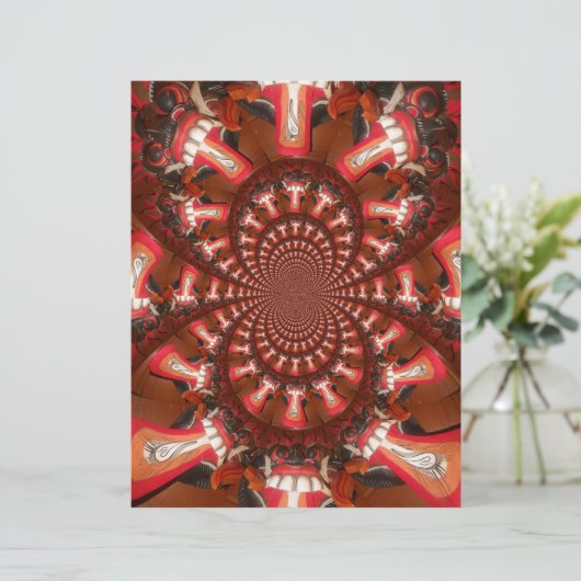 Kaleidoscope Tongue Art Print/Graphic (Standing Front)