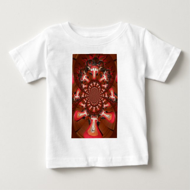 Kaleidoscope Tongue Art Print/Graphic Baby T-Shirt (Front)