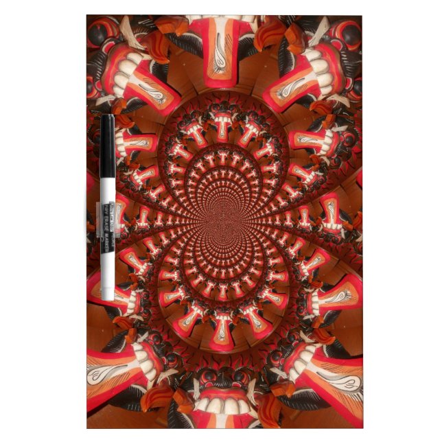 Kaleidoscope Tongue Art Print/Graphic Dry-Erase Board (Front)
