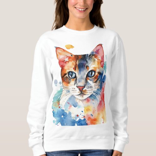 Kaleidoscope Whiskers  Cat lover Sweatshirt