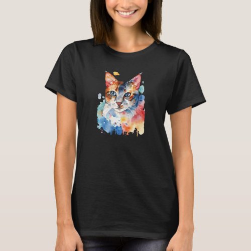 Kaleidoscope Whiskers  Cat lover T_Shirt