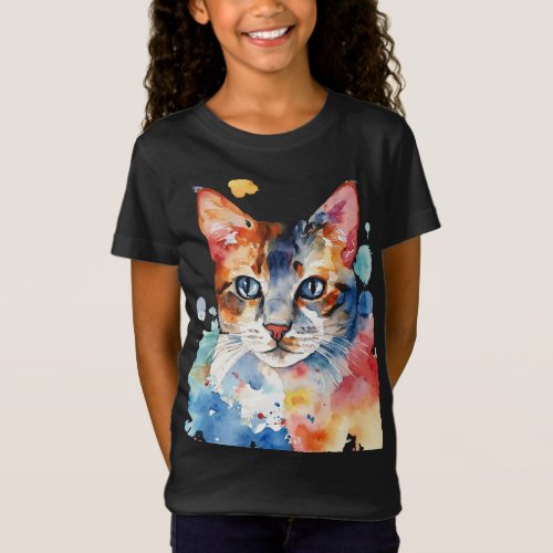 Kaleidoscope Whiskers  Cat lover T_Shirt