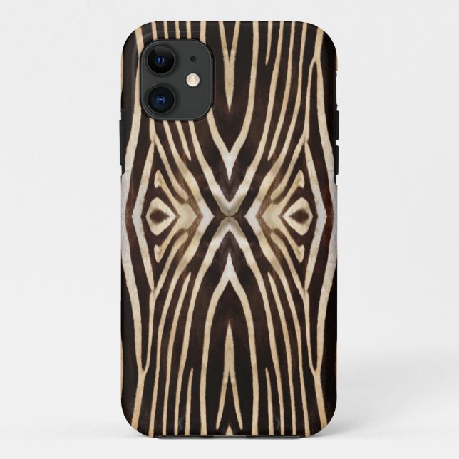 Kaleidoscope Zebra Fur Pattern Case-Mate iPhone Case (Back)