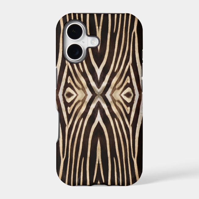 Kaleidoscope Zebra Fur Pattern Iphone Case (Back)