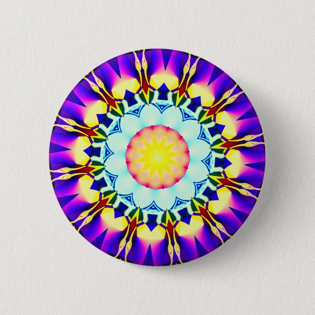 Kaleidoscopic 070714(1) pinback button (Front)