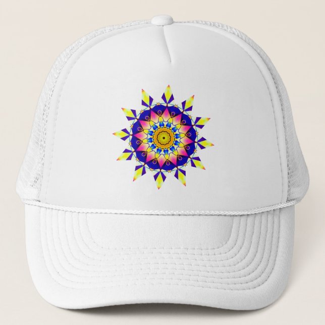 Kaleidoscopic 070714(2) trucker hat (Front)