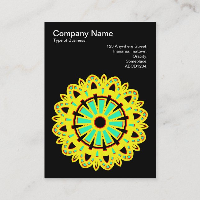 Kaleidoscopic 110714(10) business card (Front)