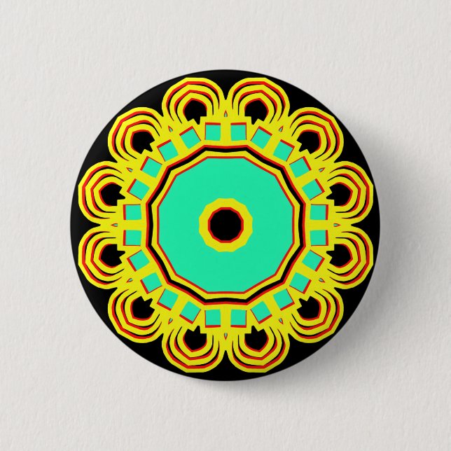 Kaleidoscopic 110714(11) pinback button (Front)