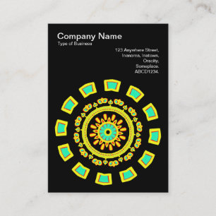 Kaleidoscopic 110714(16) business card