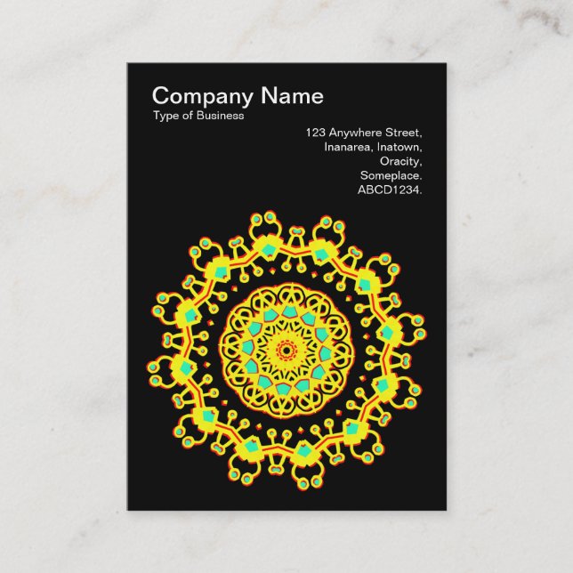 Kaleidoscopic 110714(17) business card (Front)