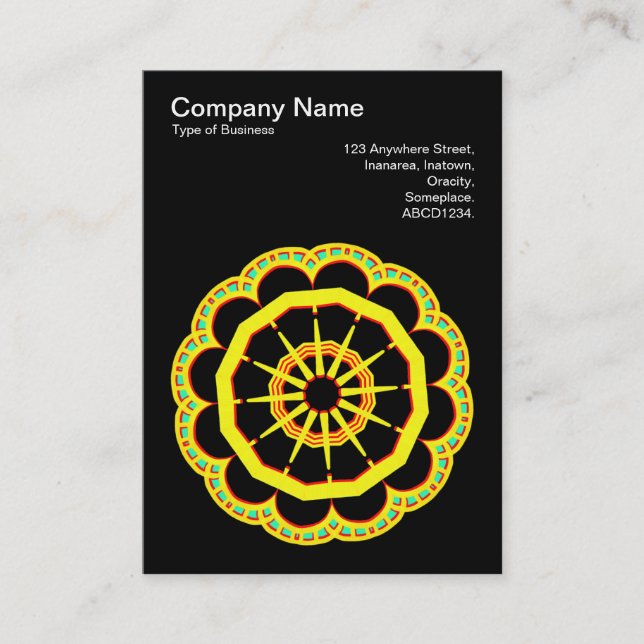 Kaleidoscopic 110714(8) business card (Front)