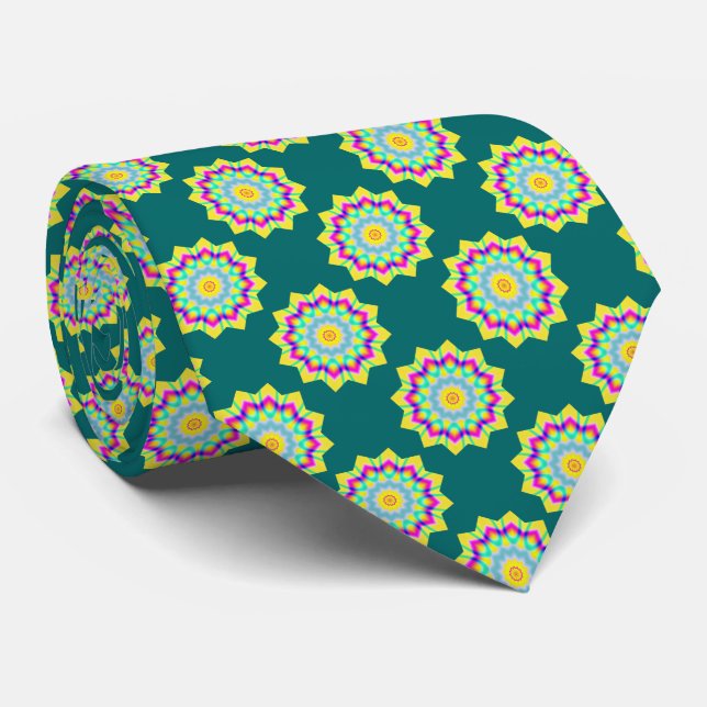 Kaleidoscopic 260614(1) neck tie (Rolled)
