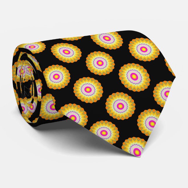 Kaleidoscopic 260614(2) neck tie (Rolled)