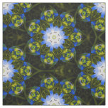 Kaleidoscopic Baby Blue Eyes Spring Flowers Fabric