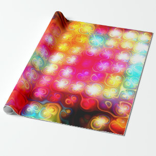Kaleidoscopic Brilliance: Shimmering Glass-inspire Wrapping Paper