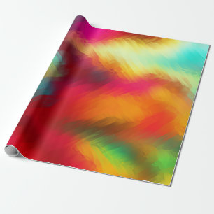 Kaleidoscopic Brilliance: Shimmering Glass-inspire Wrapping Paper