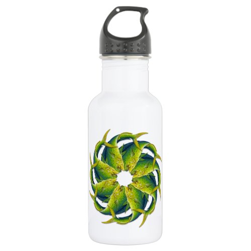 Kaleidoscopic Dolphinfish Water Bottle