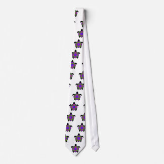 Kaleidoscopic Mandala Turtle Design Neck Tie