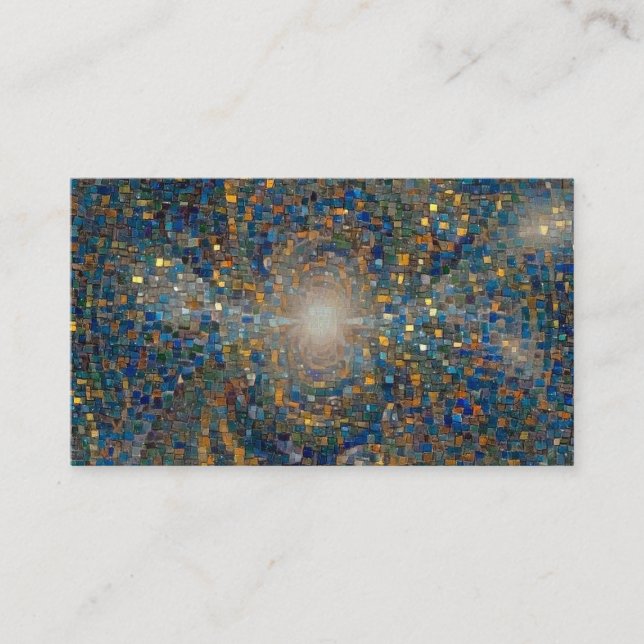 Kaleidoscopic mosaic business card (Front)