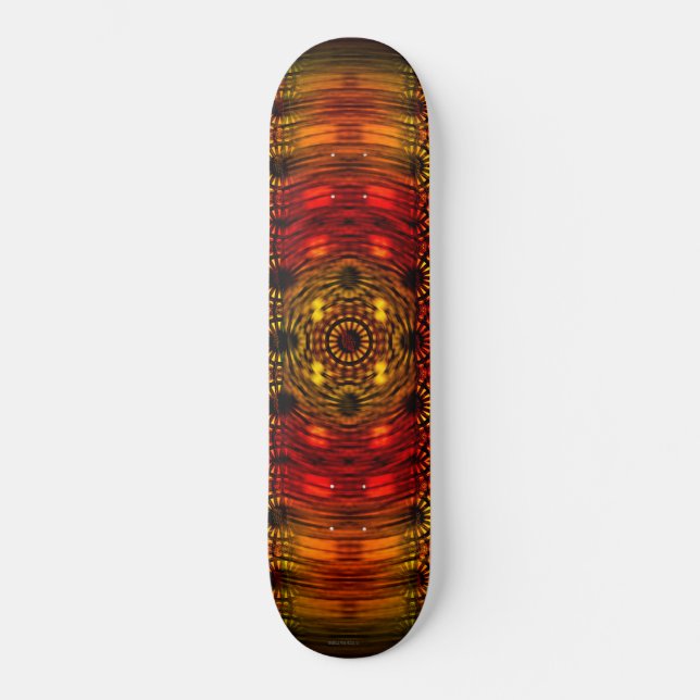 Kaleidoscopic Rave Skateboard (Front)