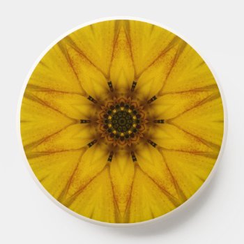 Kaleidoscopic Sunflower Popsocket by BlayzeInk at Zazzle