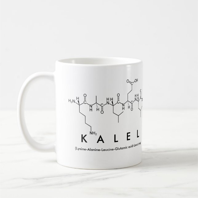 Kalel peptide name mug (Left)