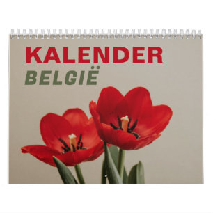 Kalender België 2026 Belgium Calendar in Dutch