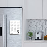 Kalender Deutsch 2025 Calendar Black And White Magnetic Invitation<br><div class="desc">Kalender Deutsch, German Calendar 2025: Stay organized all year long with this beautifully minimalist calendar in German. Featuring a clean and elegant design on a bright white background, it displays all 12 months at a glance. Perfect for adding a touch of simplicity and charm to your home or office while...</div>