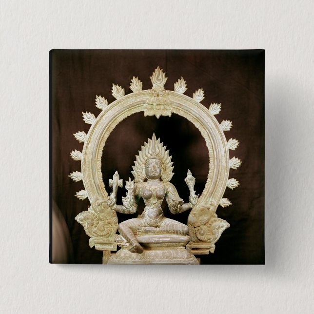 Kali, from Vijayanagar Pinback Button (Front)