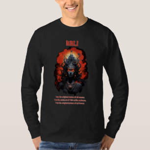 Kali Goddess of Death, Time and Doomsday Hindu God T-Shirt