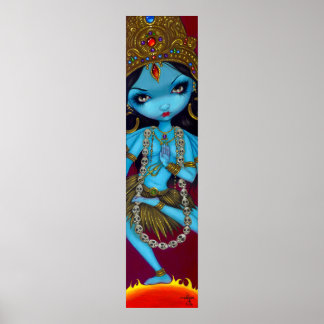 Kali hindu goddess gothic Art Print