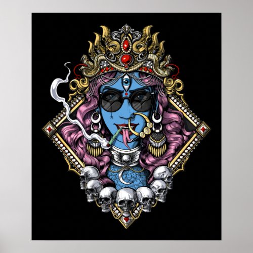 Kali Hinduism Goddess Poster