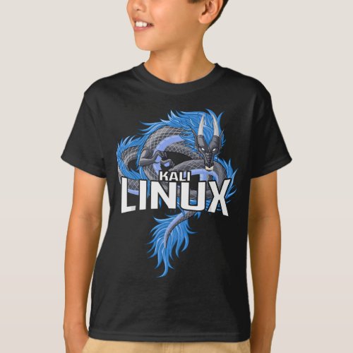 Kali Linux Dragon Artistic Representation T_Shirt