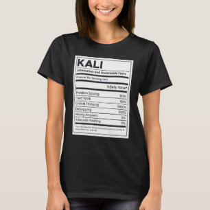 Kali Nutrition Information Problem Solving Hard Wo T-Shirt