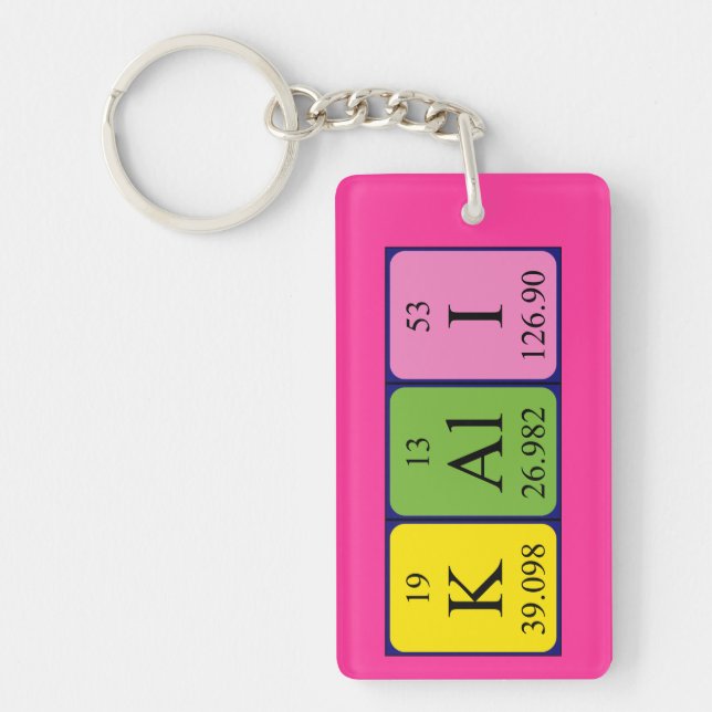 Kali periodic table name keyring (Front)