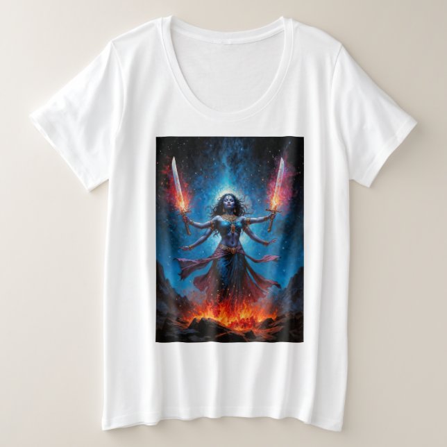 Kali Rising Plus Size T-Shirt (Design Front)