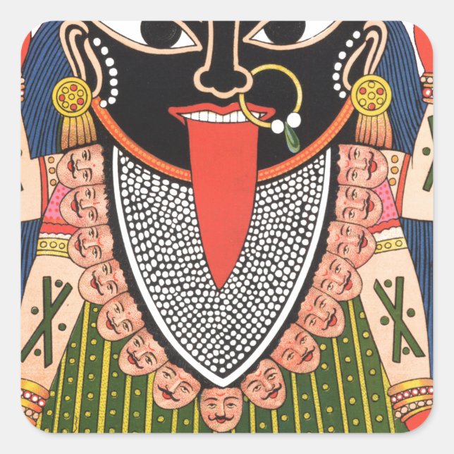 Kali Square Sticker (Front)